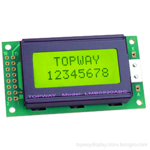 Character 8x2 LCD Module (LMB0820)